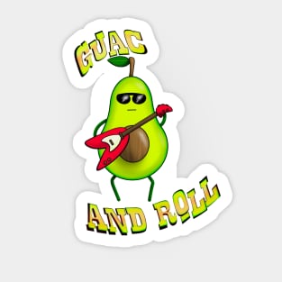 Guac and Roll Sticker